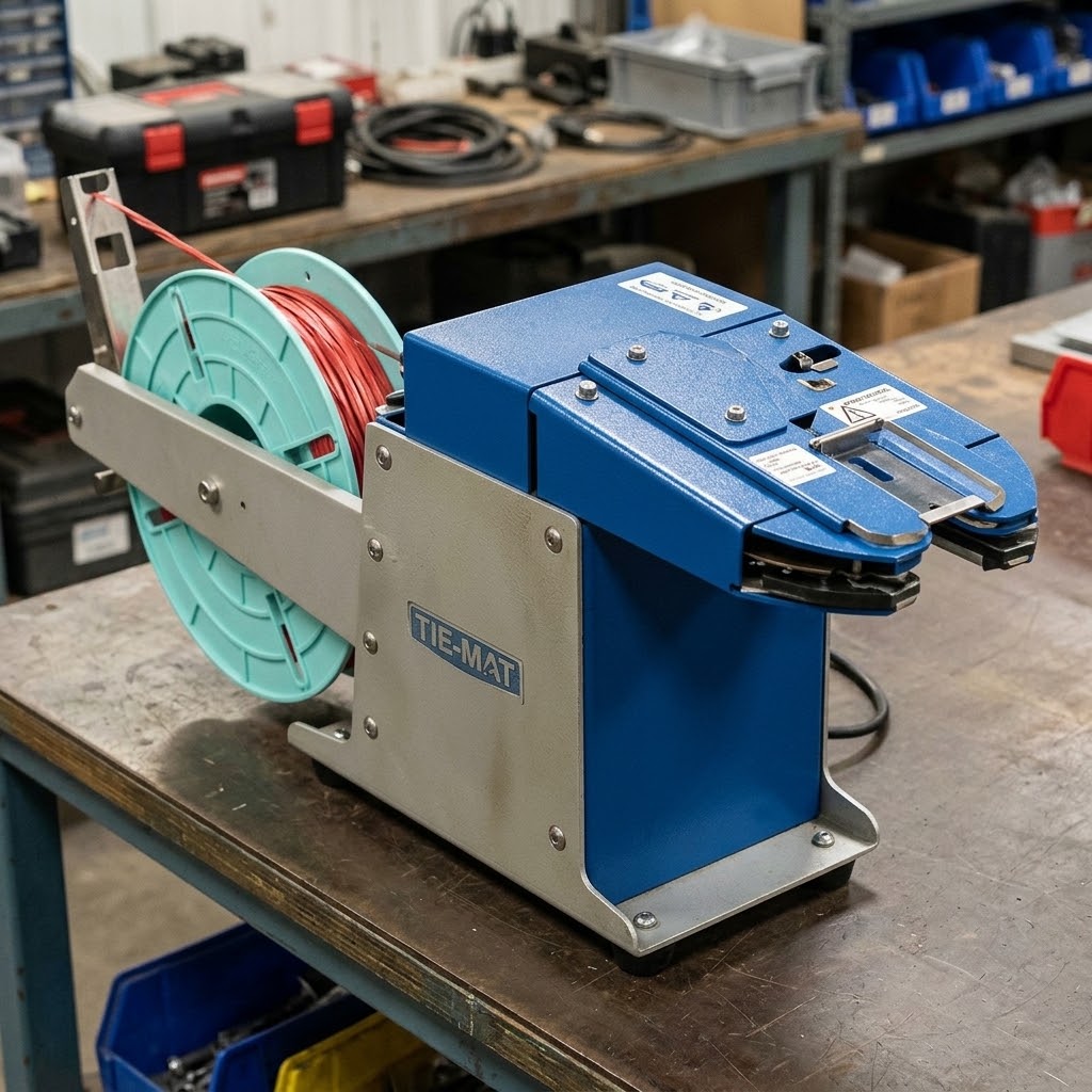 Twist tie machine